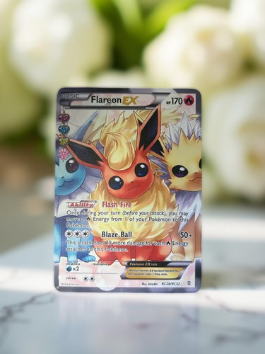 Carta promo pokémon flareon - promo,