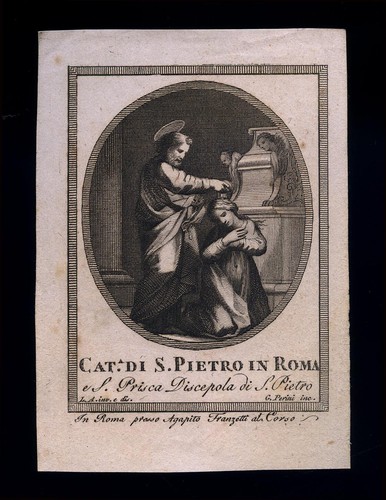 Santino incisione 1700 - santino,