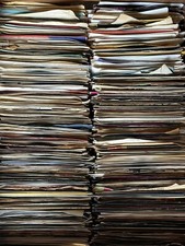 50 COUNTRY RECORDS  - 45rpm