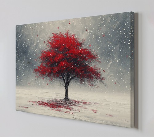 Res tree stampa tela - res,