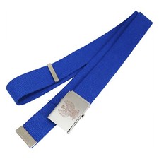 CINTURA BLU IN COTONE CON