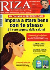 Riza Psicosomatica 2018 454 dicembre.Impara a stare bene con te stesso