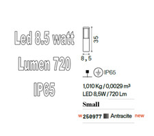 Tifone small 2pt paletto led