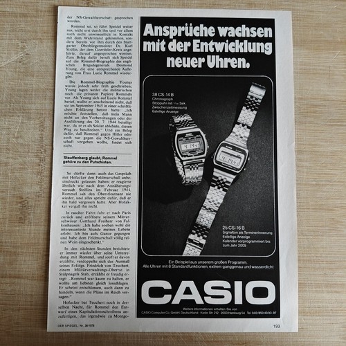 Orologio casio watch 1978 - casio,
