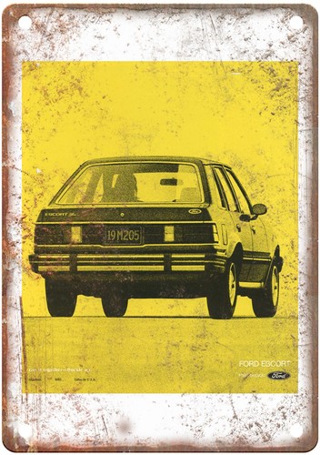 Insegna metallo ford - metallo, escort