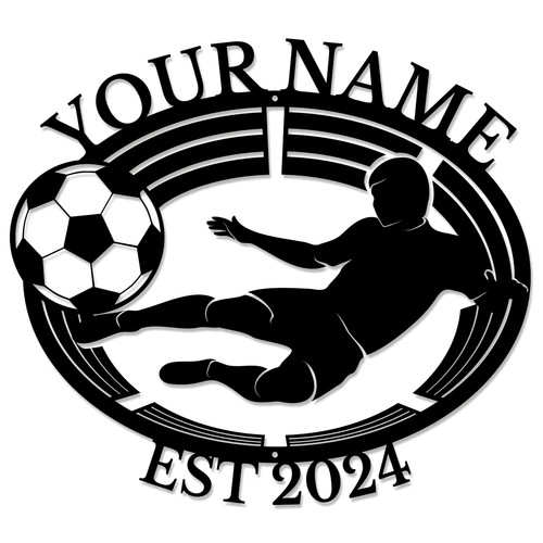 Insegna personalizzata calcio - insegna,