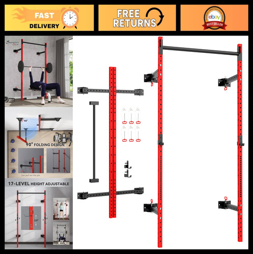 Squat rack pieghevole con - rack,