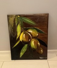 Dipinto olio originale olive