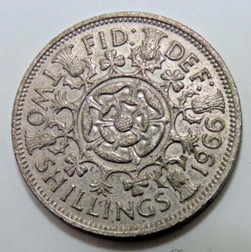 1966 regno unito moneta 2 - regno, da