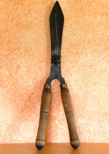 Antico vecchio tagliasiepi