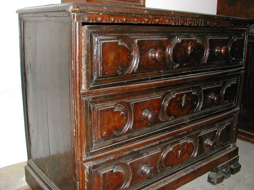 Cassettone cassetti legno - 4,