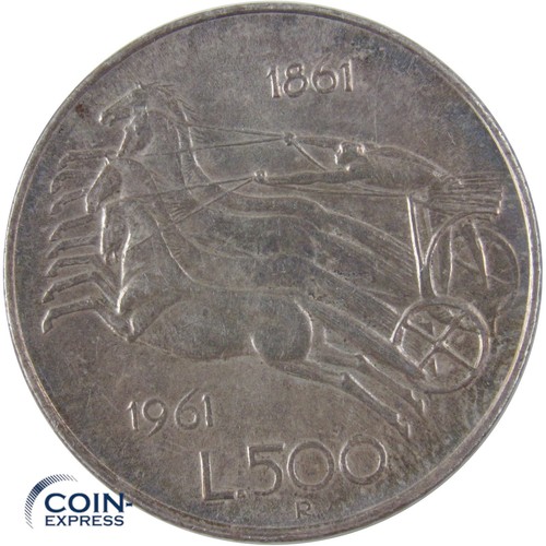 Moneta 500 lire - lire, 1961