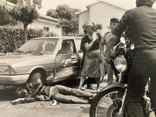 Originale Foto Incidente Moto