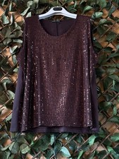 MAGLIA PAILLETTES SCOLLO TONDO