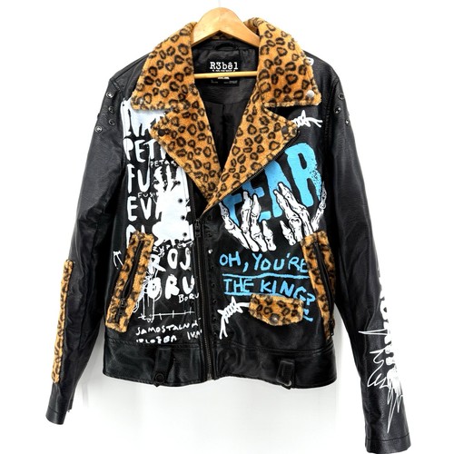 Giacca moto r3bel - minds, uomo
