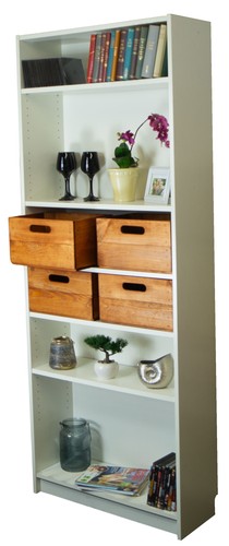 Set cassette legno ocra - in,