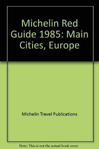 Main cities europe michelin - main,