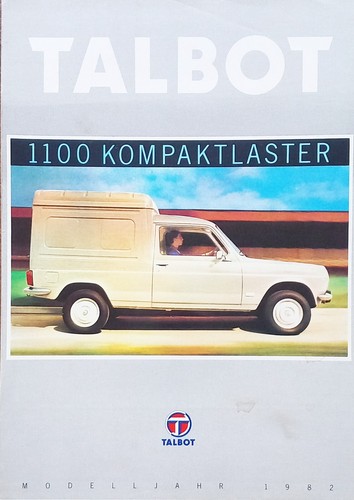 Talbot 1100 compactlaster 1982 - 1100,