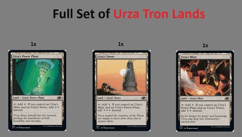 Mtg urza tron land set - urza,