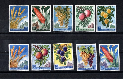 San marino 1958 frutta - 1958,