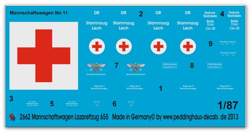 Peddinghaus decals 2662 - 1/87,