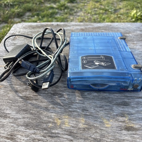 Iomega zip drive - zip, blue
