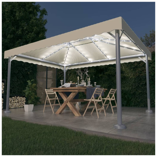 Gazebo crema 400x300x270cm - gazebo,