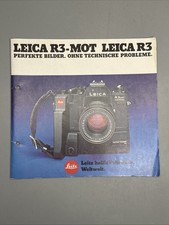 Brochure Leitz Leica R3-MOT