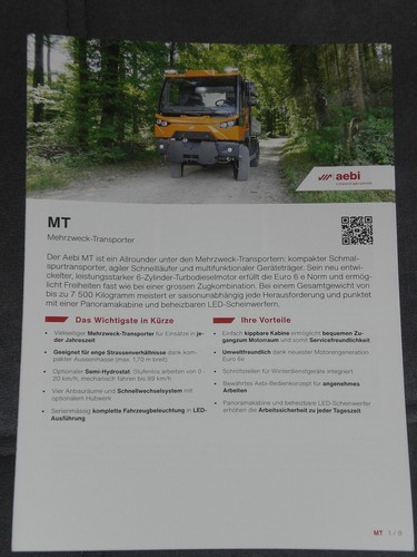 Brochure furgone multiuso aebi - brochure,