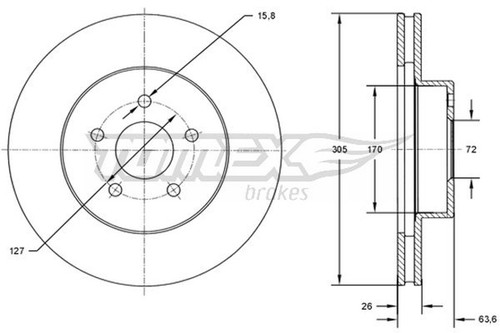 Dischi freno tomex brakes tx - tomex,