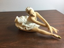 Statuina ballerina porcellana vintage Wallendorf 1764 1690 Germania ballerina cigno