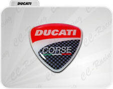 1 ADESIVO RESINATO 3D DUCATI CORSE 20  MM SCUDETTO PANIGALE MONSTER HY