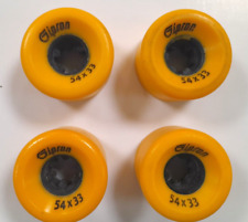 Lotto 4 rotelle pattini quad Gipron Vintage 54 x 33 Vintage 80's