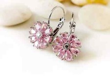 3Ct Pear Cut Lab-Created Pink