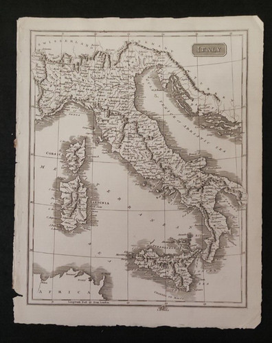 Italia antica carta geografica - italia,