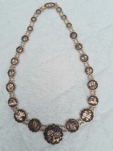 Collana girocollo damascato