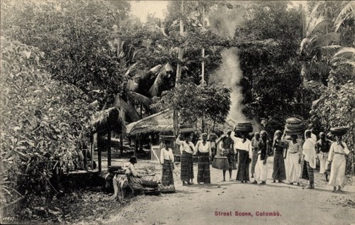 Cartolina colombo ceylon - colombo, sri