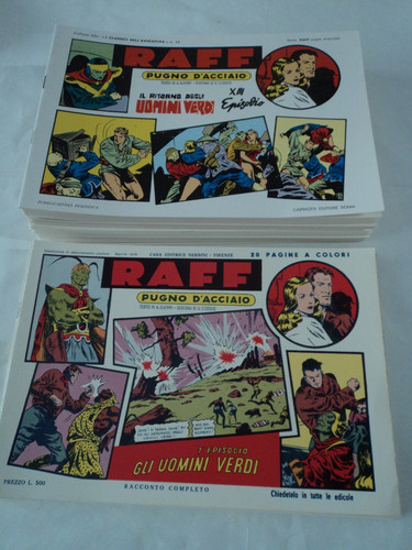 Fumetti raff pugno - fumetti, d'acciaio
