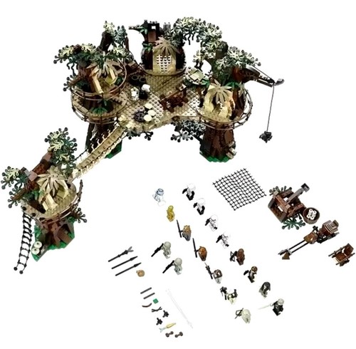 Star wars brick ewok - star, village