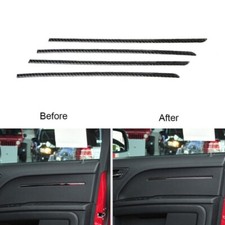 4pz Strisce Decorative Porta Fibra di Carbonio Copri Assetto per Dodge Journey 2009-2010