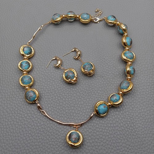 Set orecchini pendenti collana