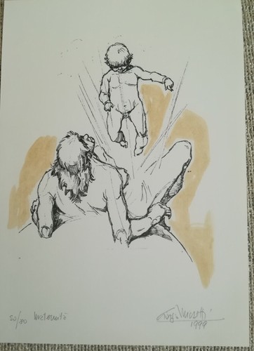 Litografia maternità - litografia, 50/80