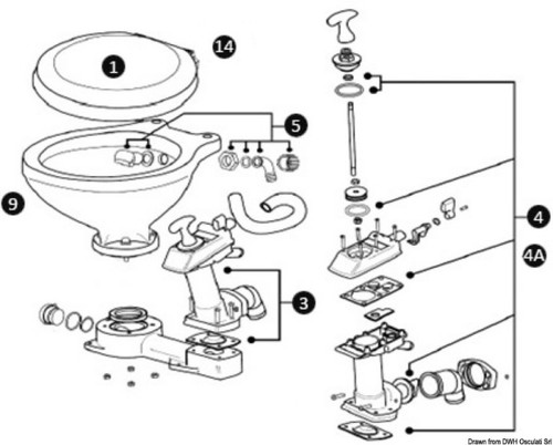 Osculati 207 kit - 50.207.49,