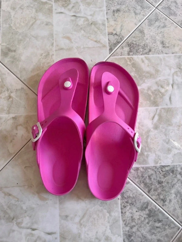 Birkenstock pink flip flops - pink,