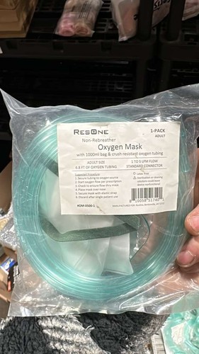 Resone maschera ossigeno non - resone,