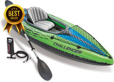 Inflatable kayak set with - inflatable,