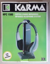 Cuffia KARMA HPC-1500 a Raggi Infrarossi con Alimentatore e Base inclusi