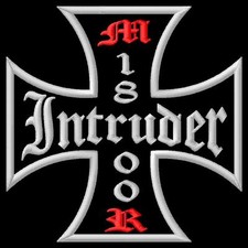 Suzuki Intruder M1800R croce cross toppa iron-on patch