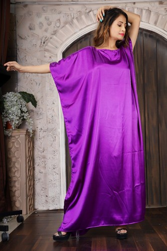 Plain kaftan maxi dress