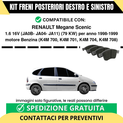 Pastiglie freno posteriori - pastiglie,